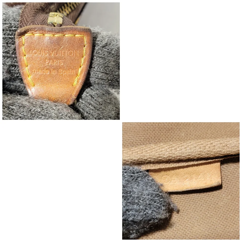 LOUIS VUITTON Monogram Pochette Accessoires Brown